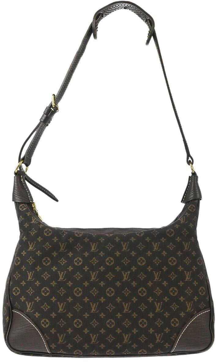 Louis Vuitton Louis Vuitton Boulogne Handbag Mini Lin Bruin