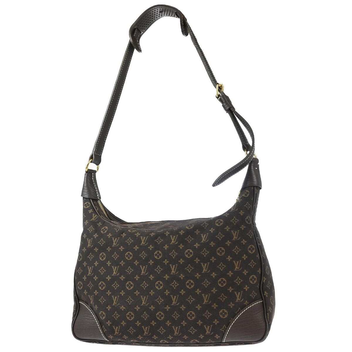Louis Vuitton Louis Vuitton Boulogne Handbag Mini Lin Bruin