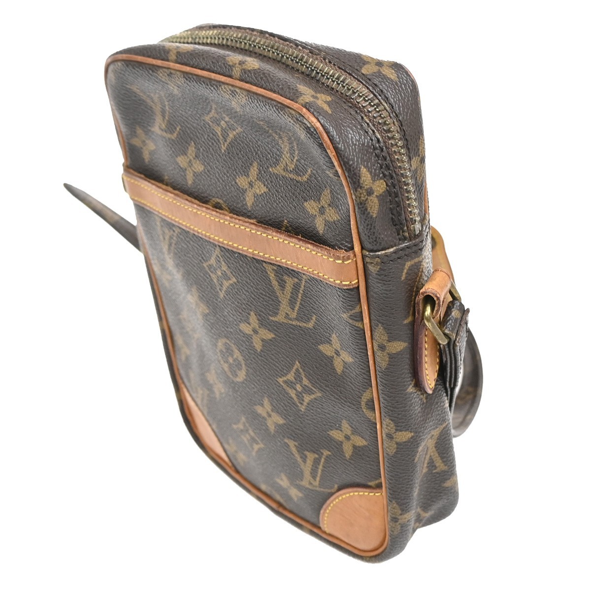 Louis Vuitton Louis Vuitton Danube Handbag Monogram Canvas MM Bruin