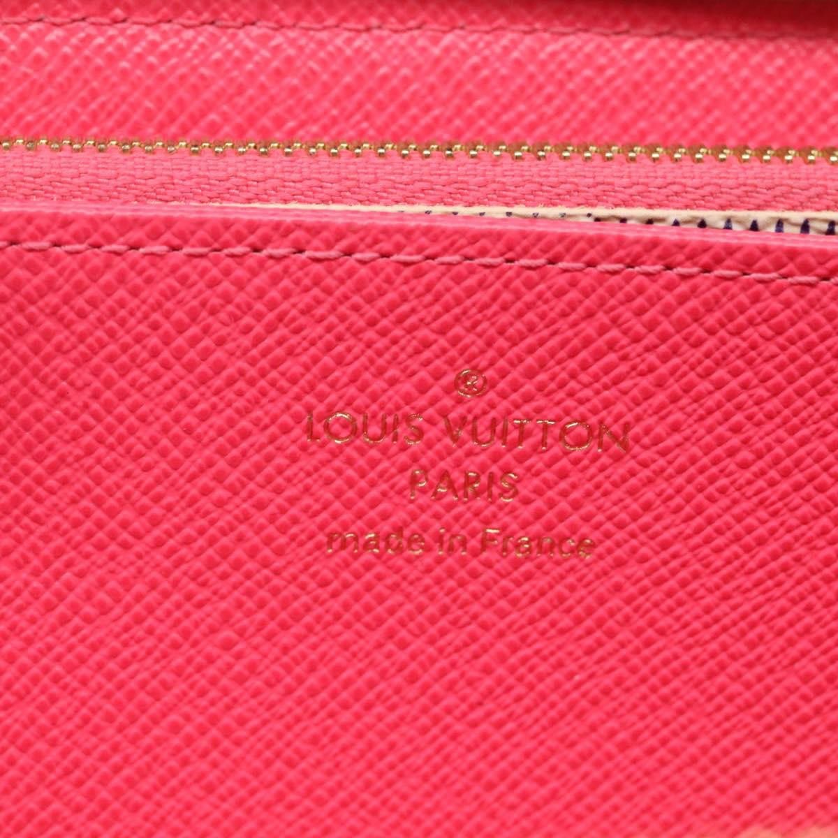 Louis Vuitton Porte-Monnaie Zippy Wallet Damier Azur Vivienne Wit