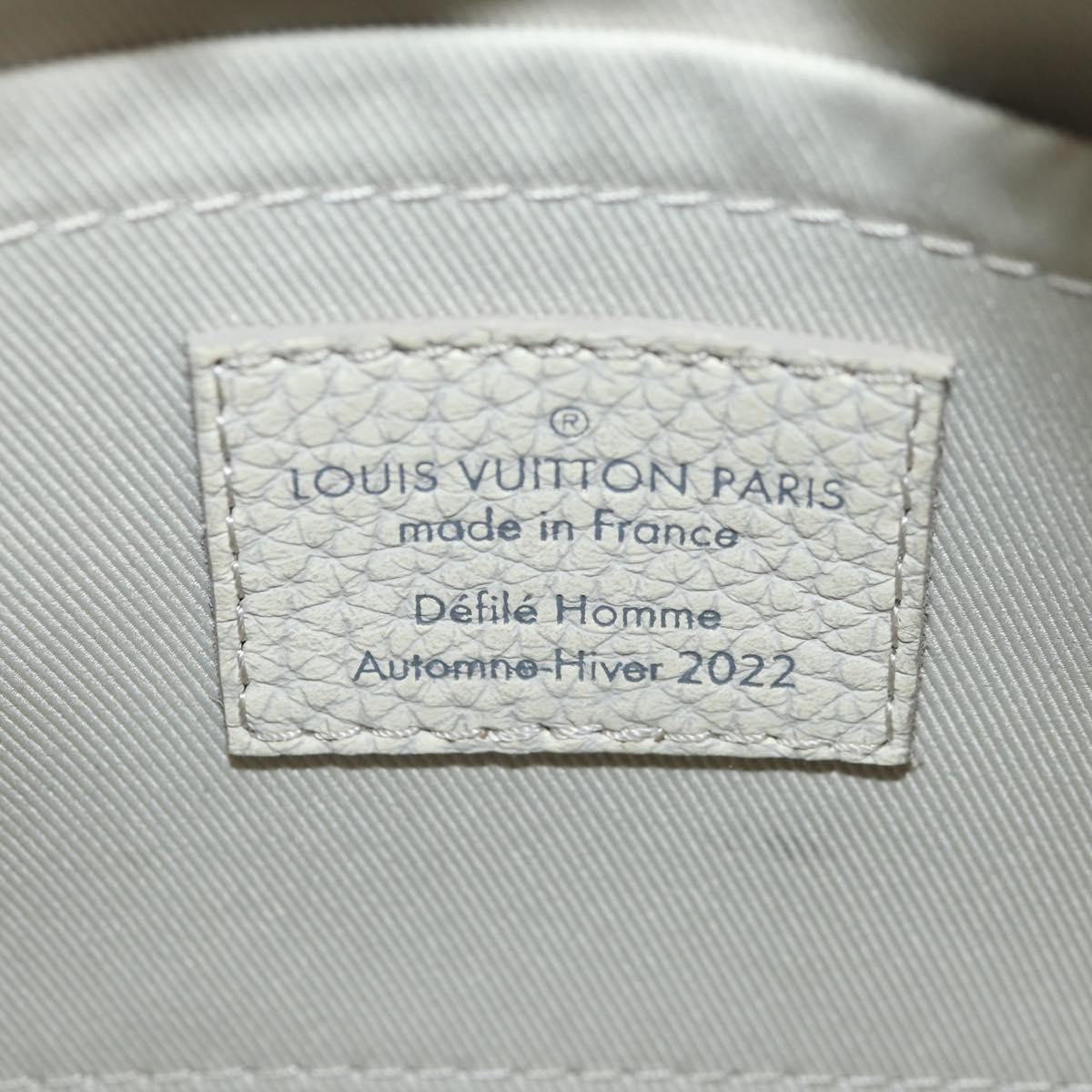 Louis Vuitton Louis Vuitton Soft Trunk Bag Monogram Taurillon Leather Mini Grijs