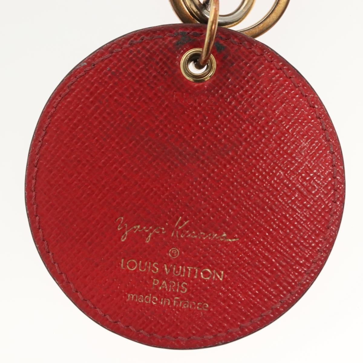 Louis Vuitton Pumpkin Bag Charm and Key Holder Yayoi Kusama Pumpkins Leather Bruin