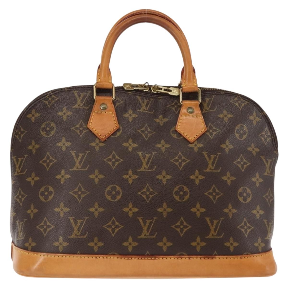 Louis Vuitton Louis Vuitton Alma Handbag Monogram Canvas MM Bruin