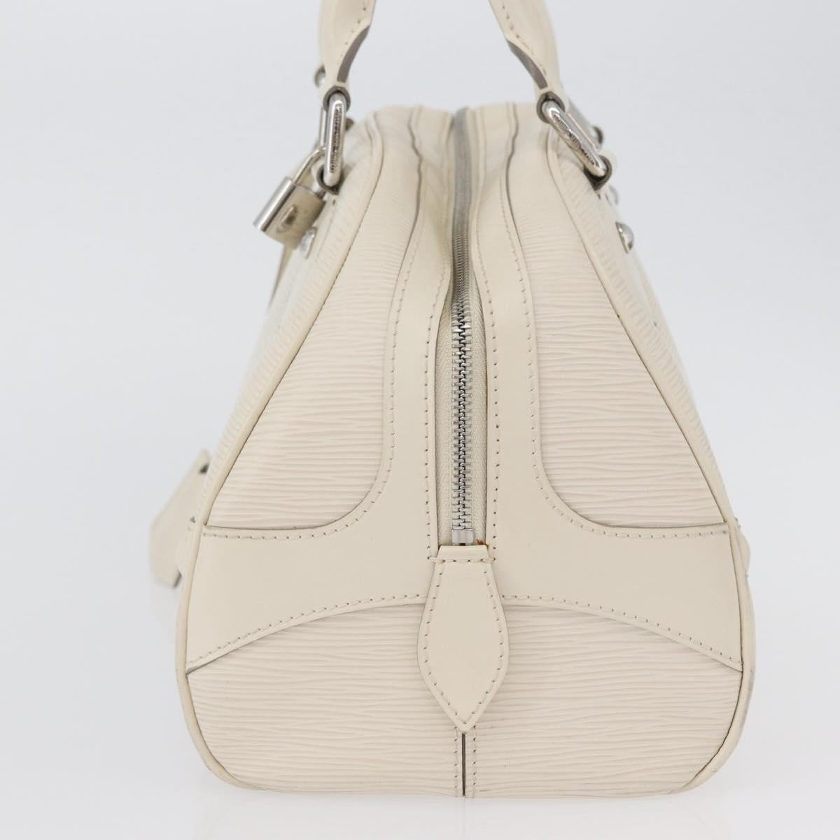 Louis Vuitton Louis Vuitton Montaigne Bowling Bag Epi Leather PM Wit