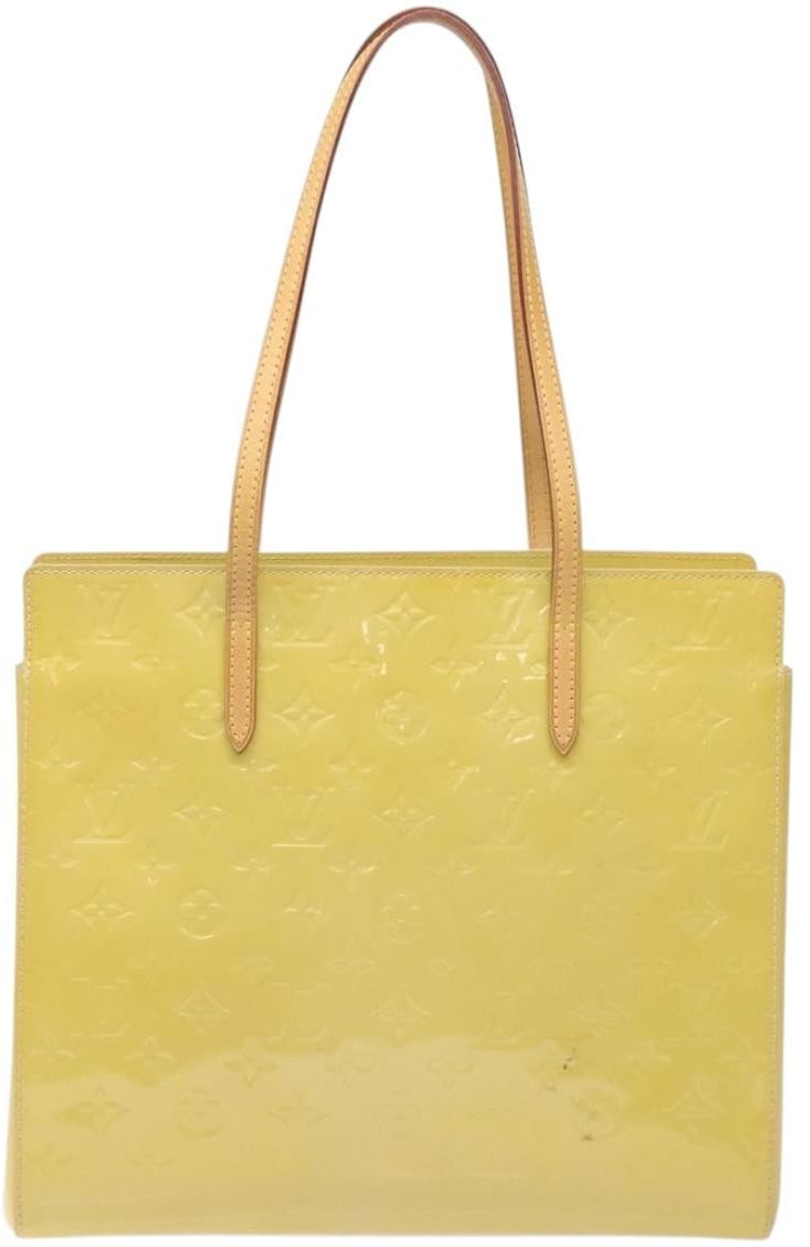 Louis Vuitton Louis Vuitton Catalina Handbag Monogram Vernis East West Geel