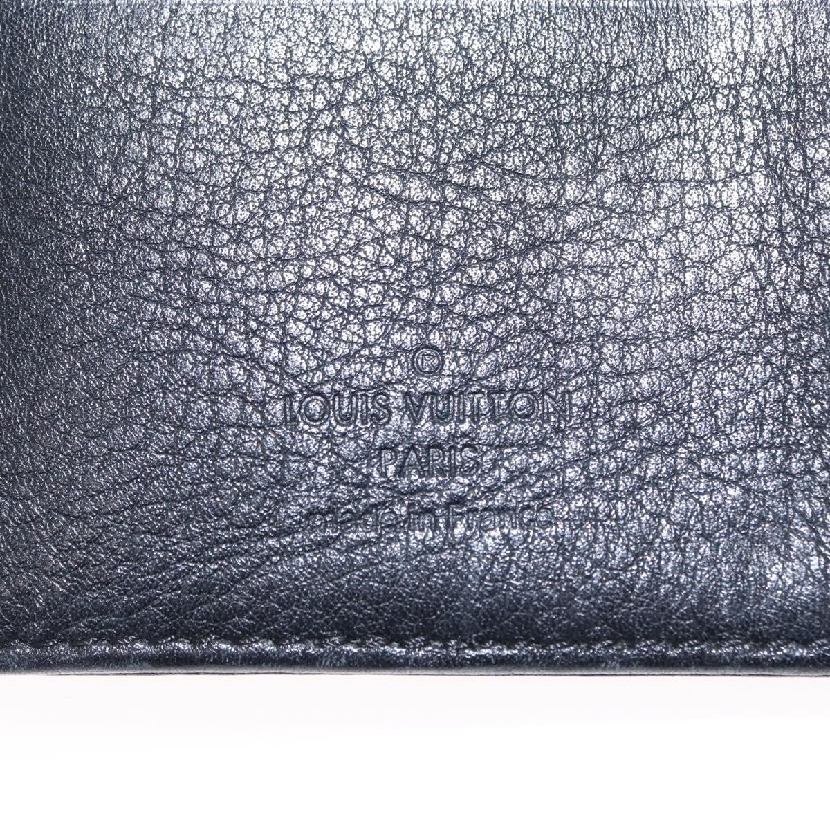 Louis Vuitton Louis Vuitton Amelia Wallet Mahina Leather Zwart