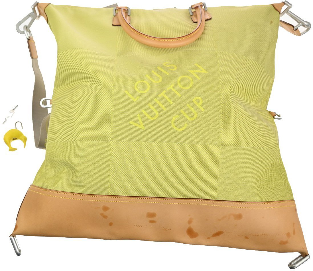 Louis Vuitton Louis Vuitton Cup Cube Bag Damier Geant Canvas Geel