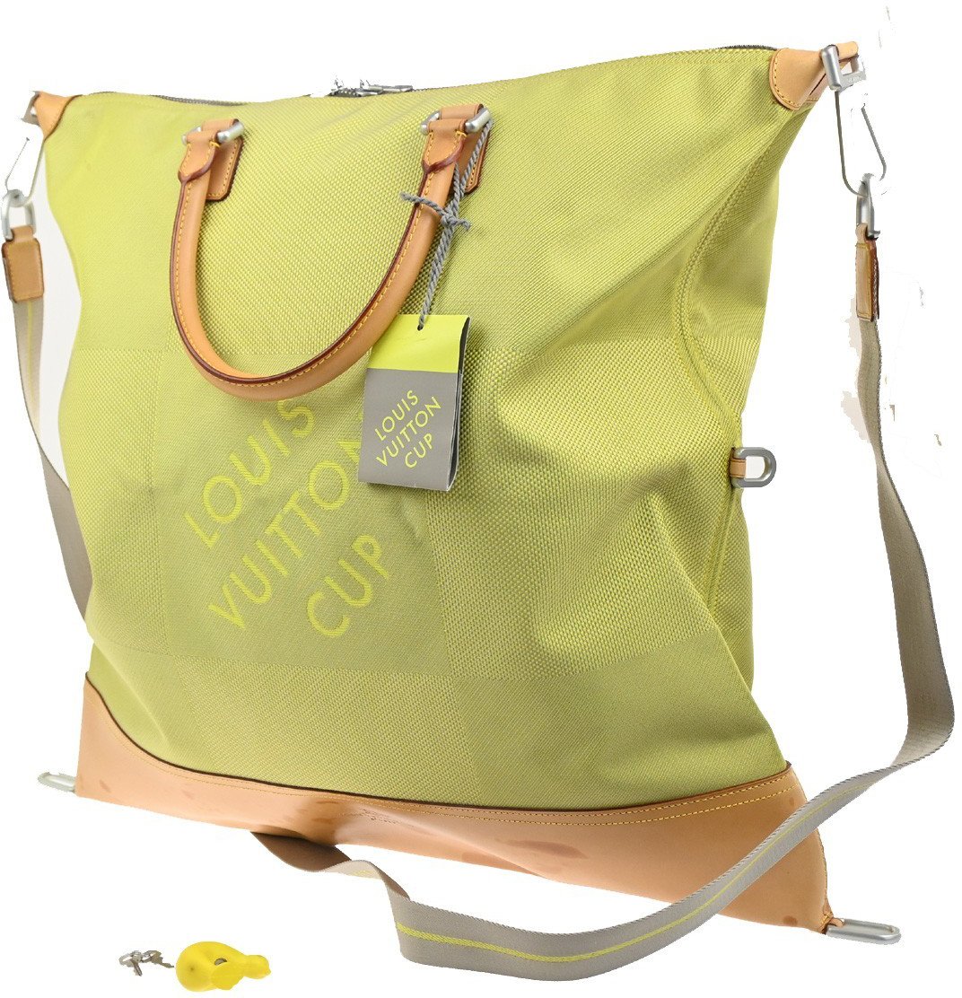 Louis Vuitton Louis Vuitton Cup Cube Bag Damier Geant Canvas Geel