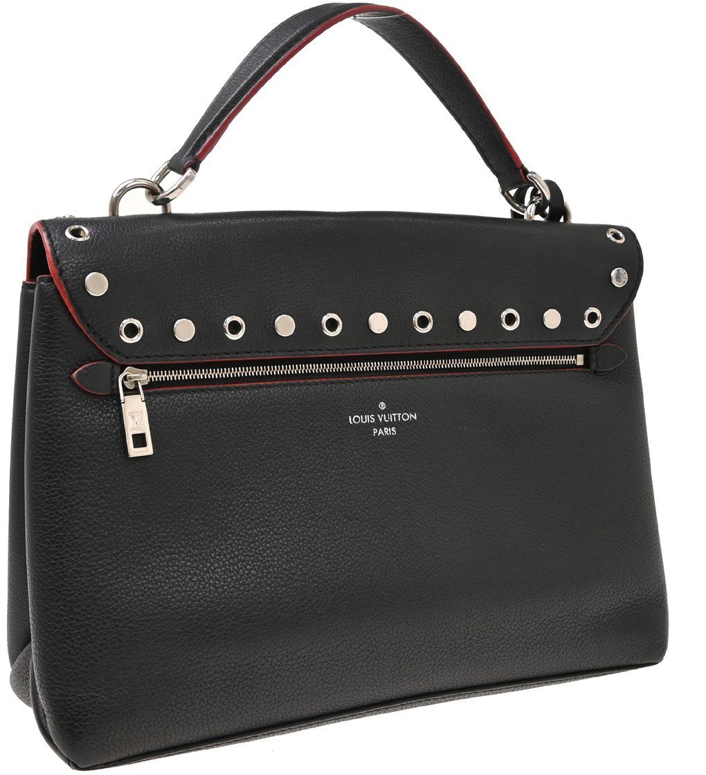 Louis Vuitton Mylockme Studded Leather BB Zwart