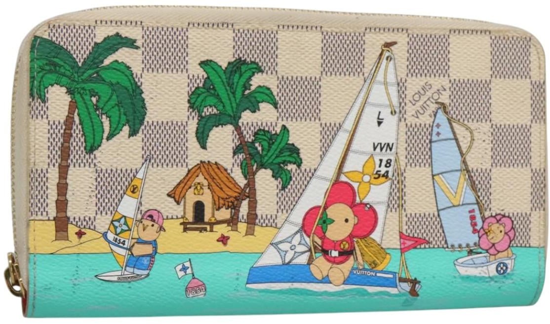 Louis Vuitton Louis Vuitton Zipped Wallet Limited edition printed canvas Divers