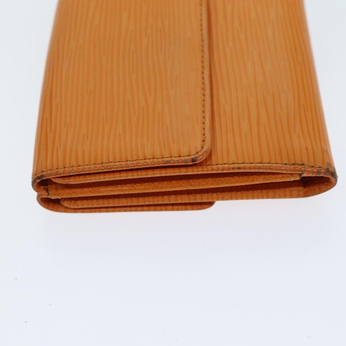 Louis Vuitton Compact Porte Tresor International Epi Leather long Oranje