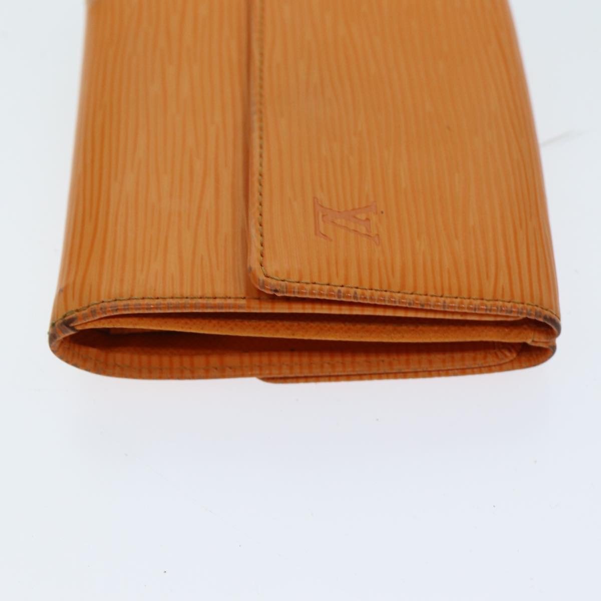 Louis Vuitton Compact Porte Tresor International Epi Leather long Oranje