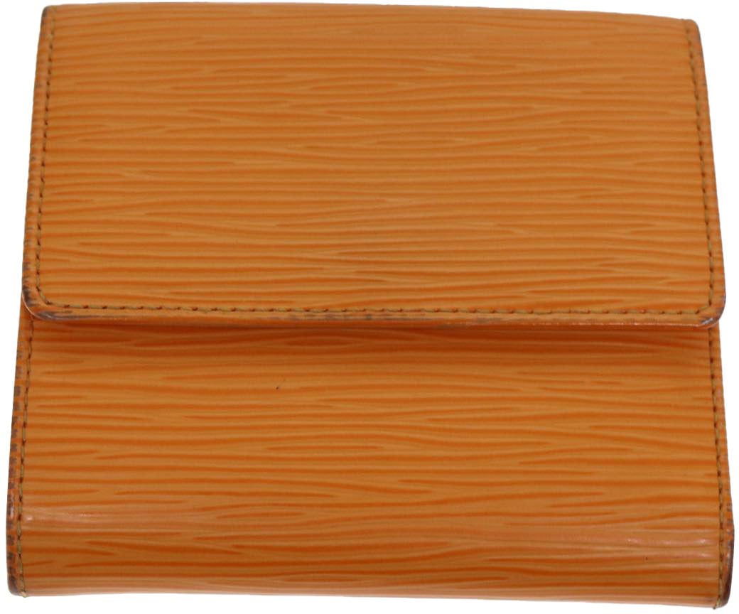 Louis Vuitton Compact Porte Tresor International Epi Leather long Oranje