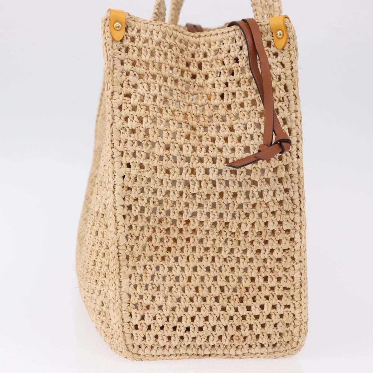 Louis Vuitton OnTheGo Tote By The Pool Crochet Raffia MM Beige