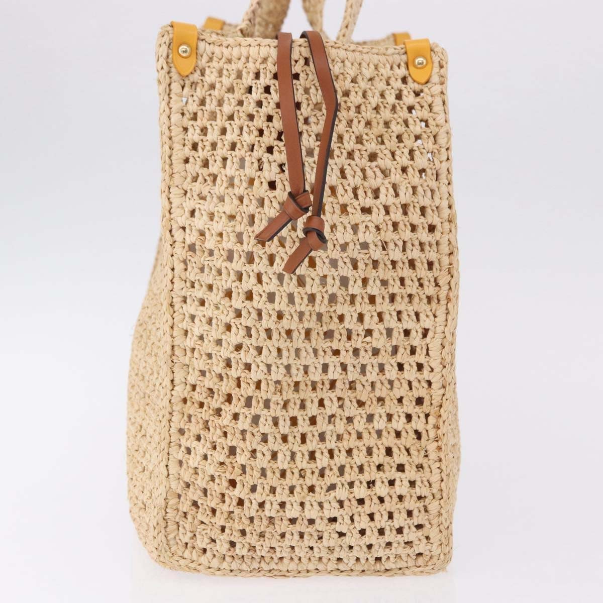 Louis Vuitton OnTheGo Tote By The Pool Crochet Raffia MM Beige