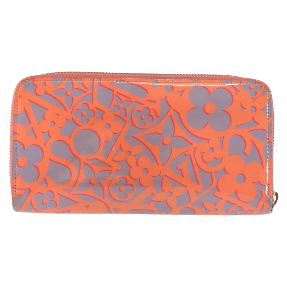 Louis Vuitton Louis Vuitton Zippy Wallet NM Monogram Patent Oranje