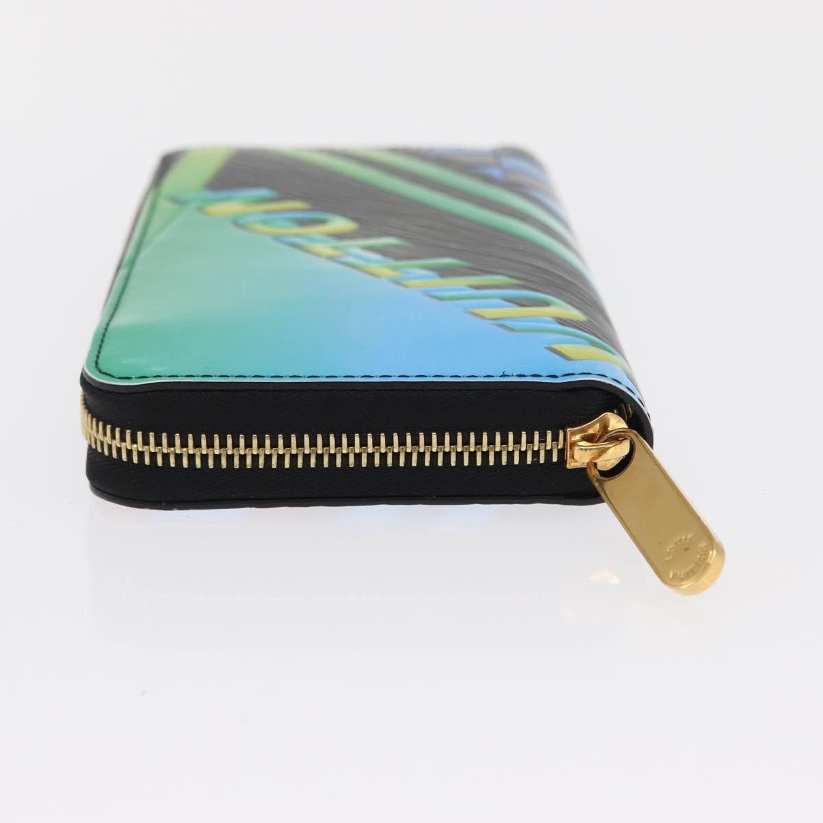 Louis Vuitton Louis Vuitton Zippy Wallet NM Epi Race édition limitée Blauw