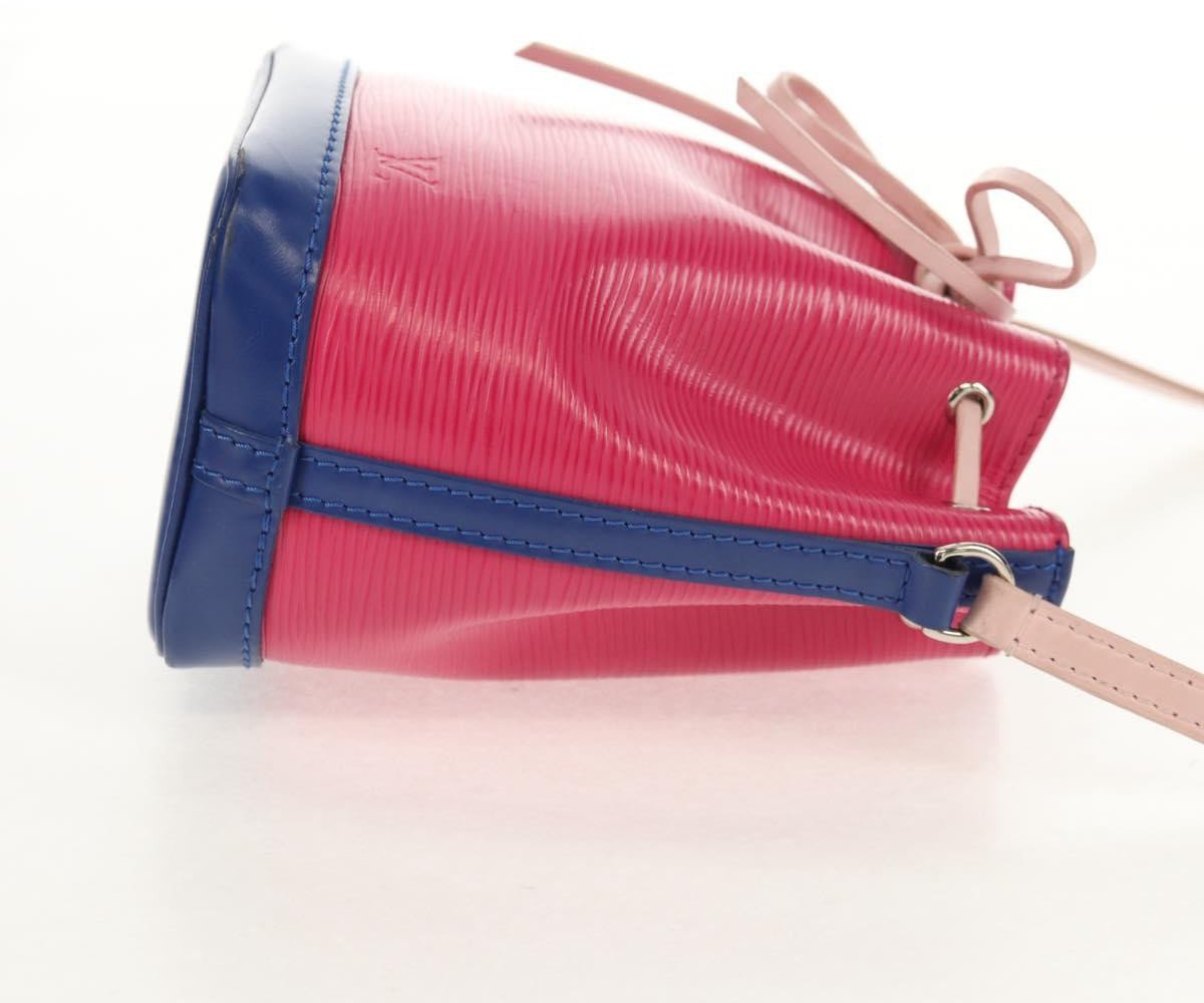 Louis Vuitton Louis Vuitton Tricolor Noe Handbag Epi Leather Nano Roze