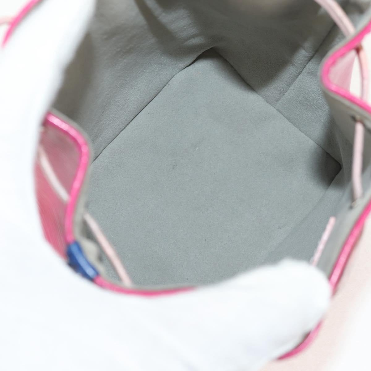 Louis Vuitton Louis Vuitton Tricolor Noe Handbag Epi Leather Nano Roze