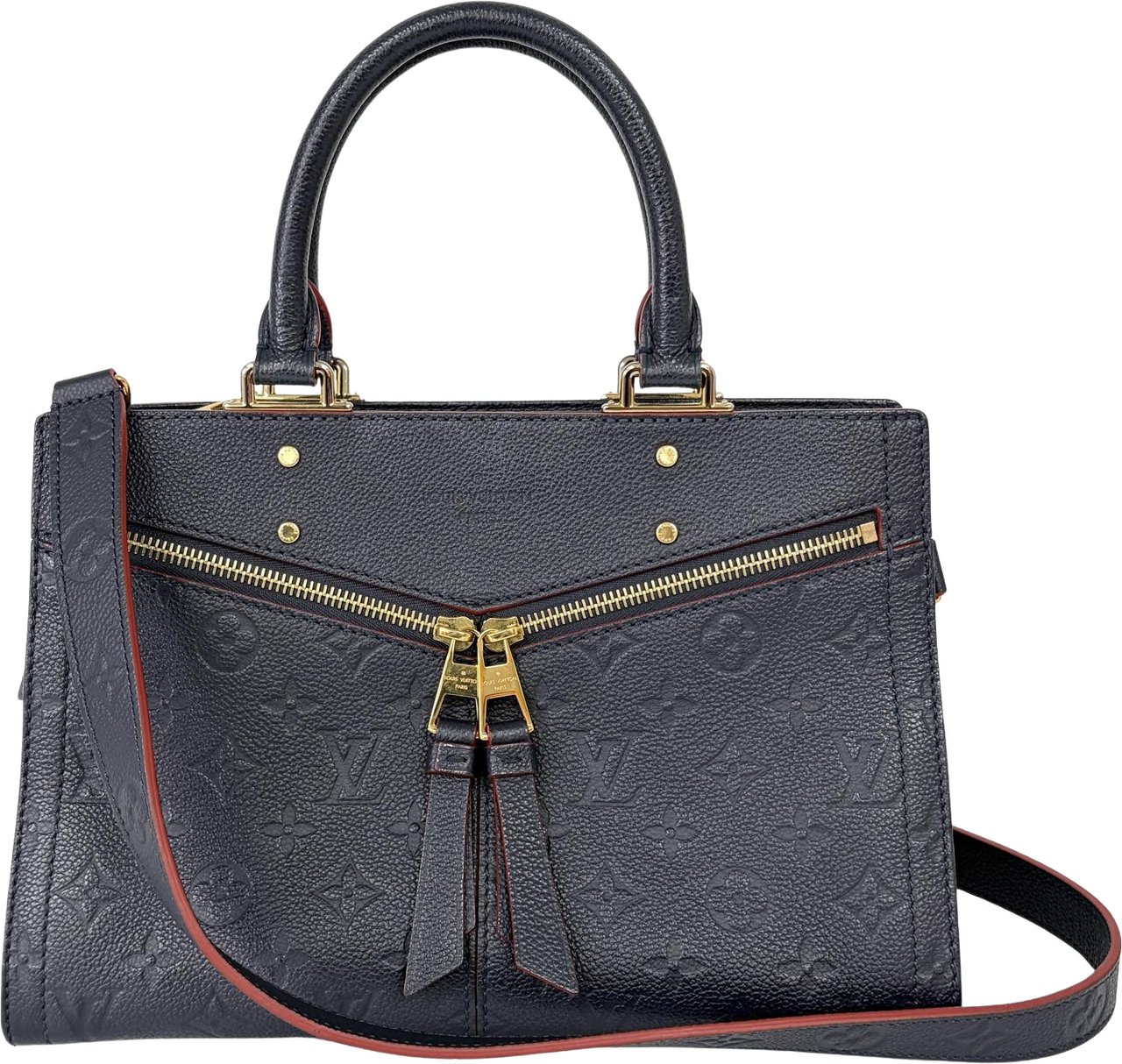 Louis Vuitton Sully Tote Monogram Empreinte Leather MM Rood