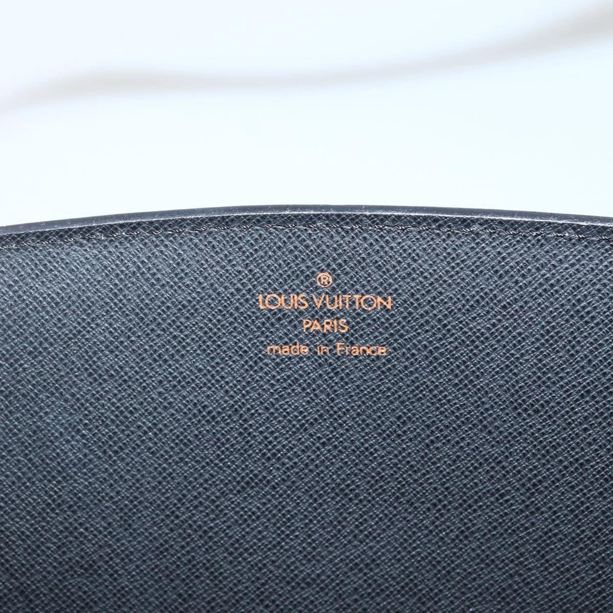 Louis Vuitton Louis Vuitton Varenne Handbag Epi Leather Zwart