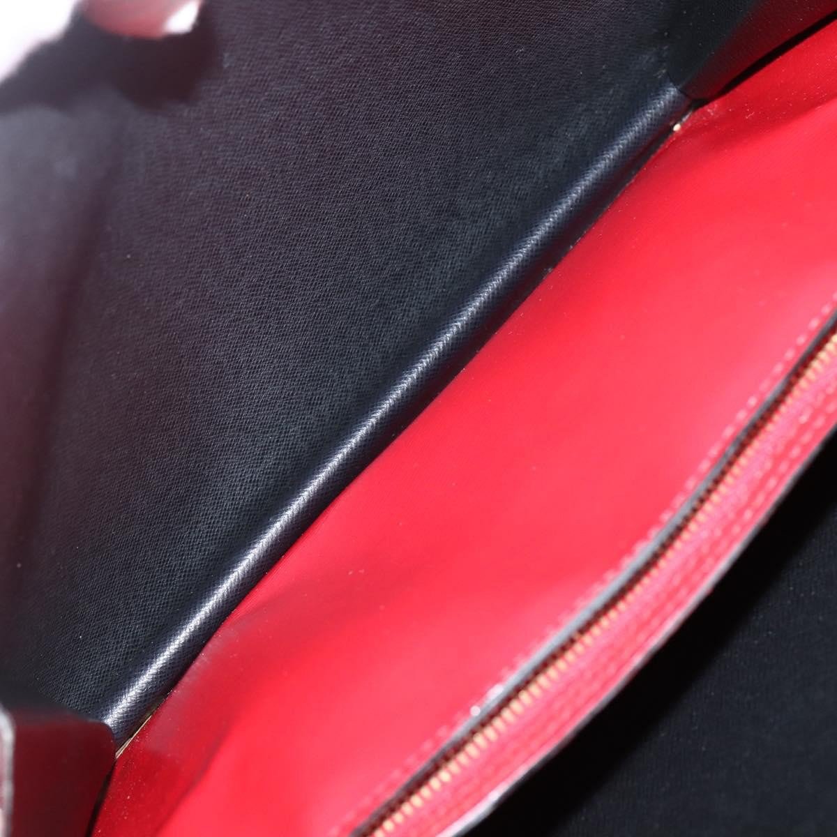 Louis Vuitton Louis Vuitton Varenne Handbag Epi Leather Zwart