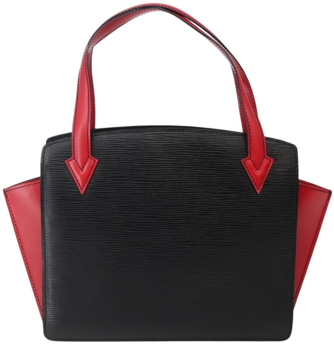 Louis Vuitton Louis Vuitton Varenne Handbag Epi Leather Zwart