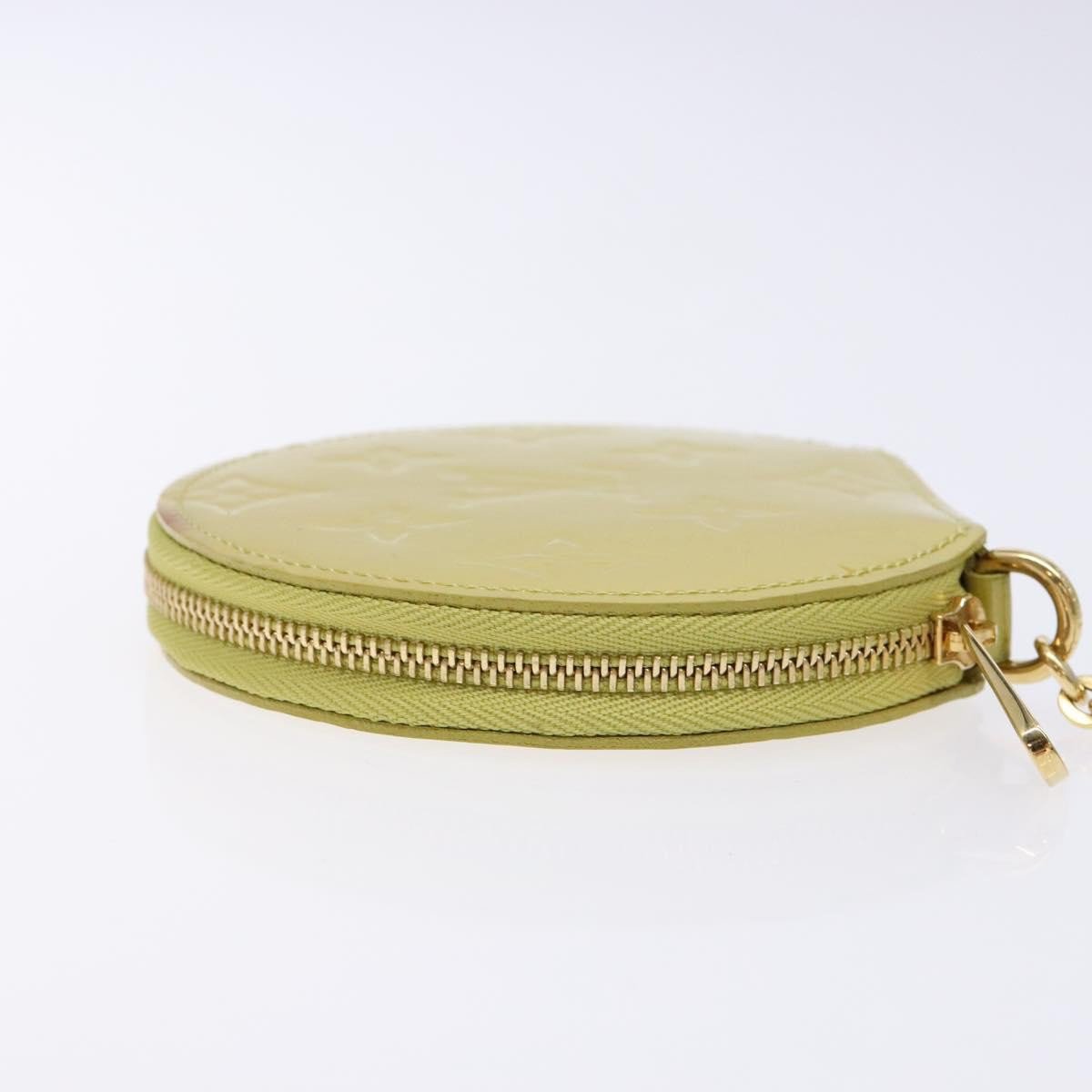 Louis Vuitton Louis Vuitton Boite Chapeau Coin Purse Monogram Vernis Micro Beige