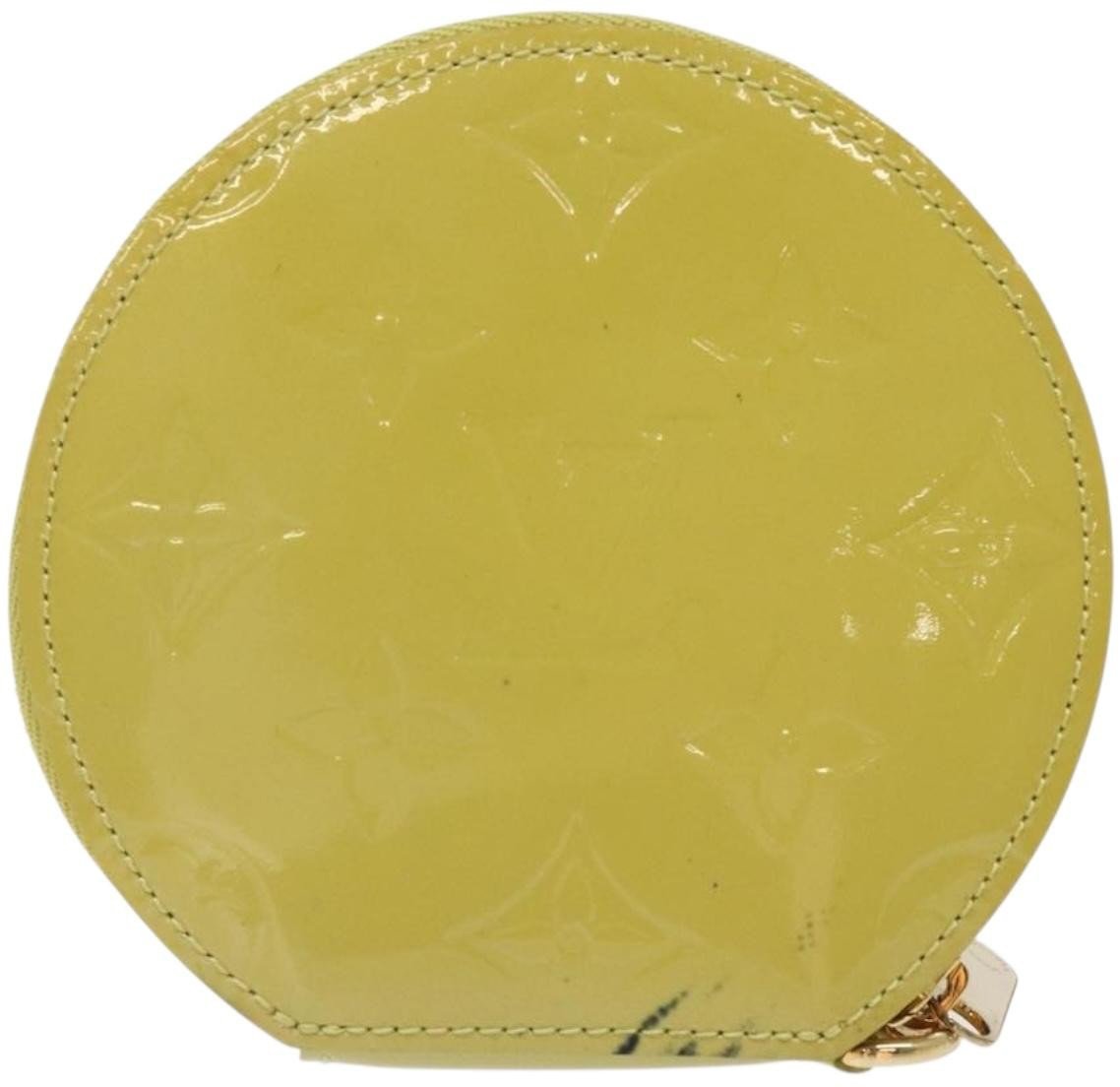 Louis Vuitton Louis Vuitton Boite Chapeau Coin Purse Monogram Vernis Micro Beige