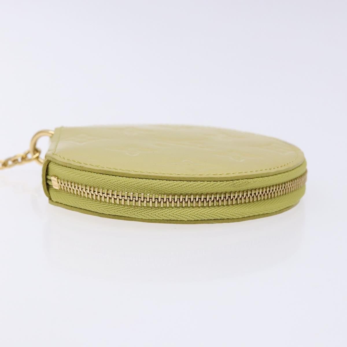 Louis Vuitton Louis Vuitton Boite Chapeau Coin Purse Monogram Vernis Micro Beige