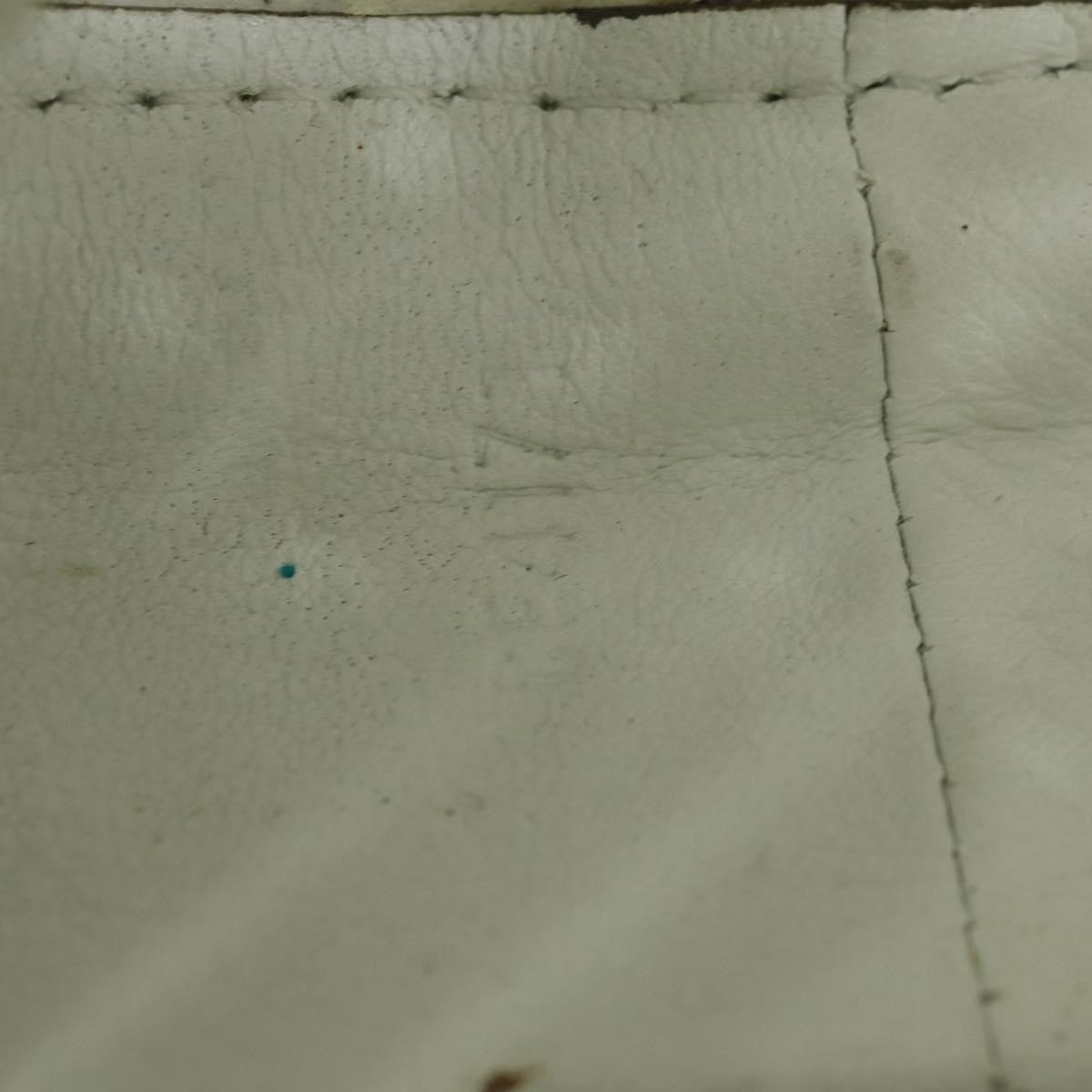 Louis Vuitton Louis Vuitton Flore Noe Handbag Perforated Leather Wit