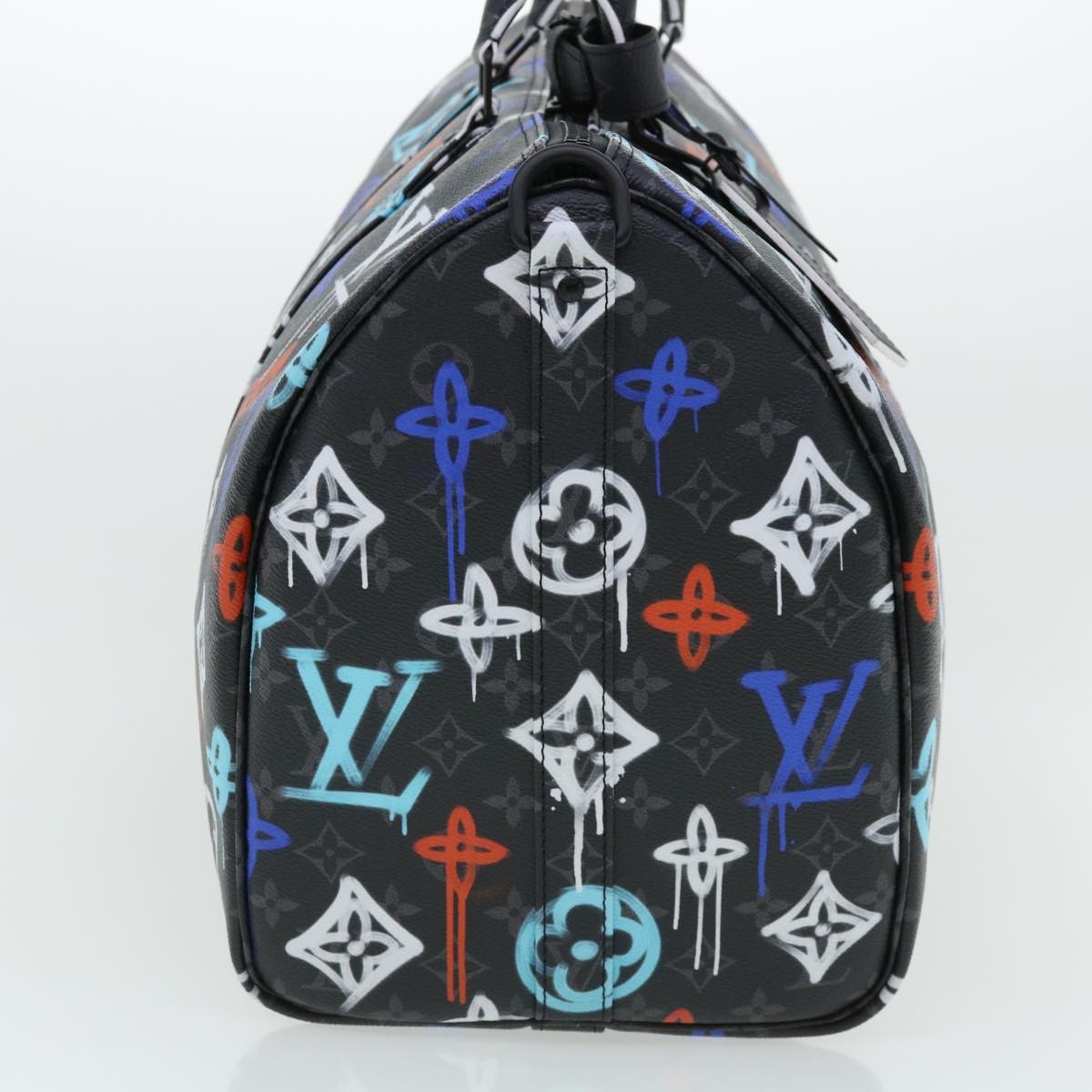 Louis Vuitton Louis Vuitton Keepall Bandouliere Bag Graffiti Monogram Eclipse Canvas 50 Divers