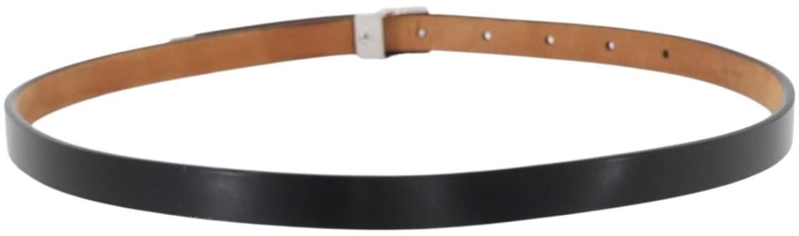 Louis Vuitton Louis Vuitton Carre Belt Leather Zwart