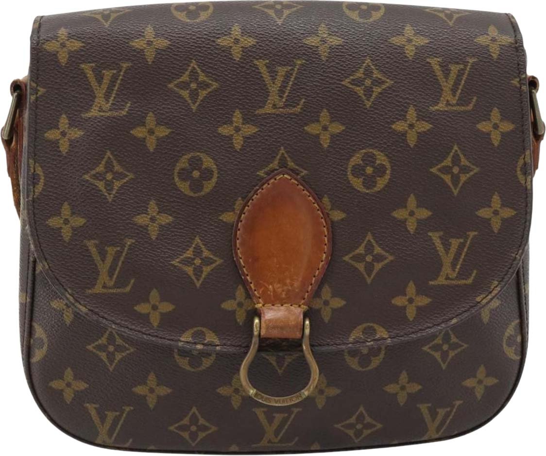 Louis Vuitton Saint Cloud Handbag Monogram Canvas GM Bruin