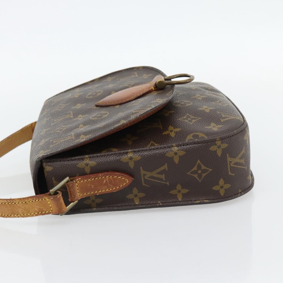 Louis Vuitton Saint Cloud Handbag Monogram Canvas GM Bruin