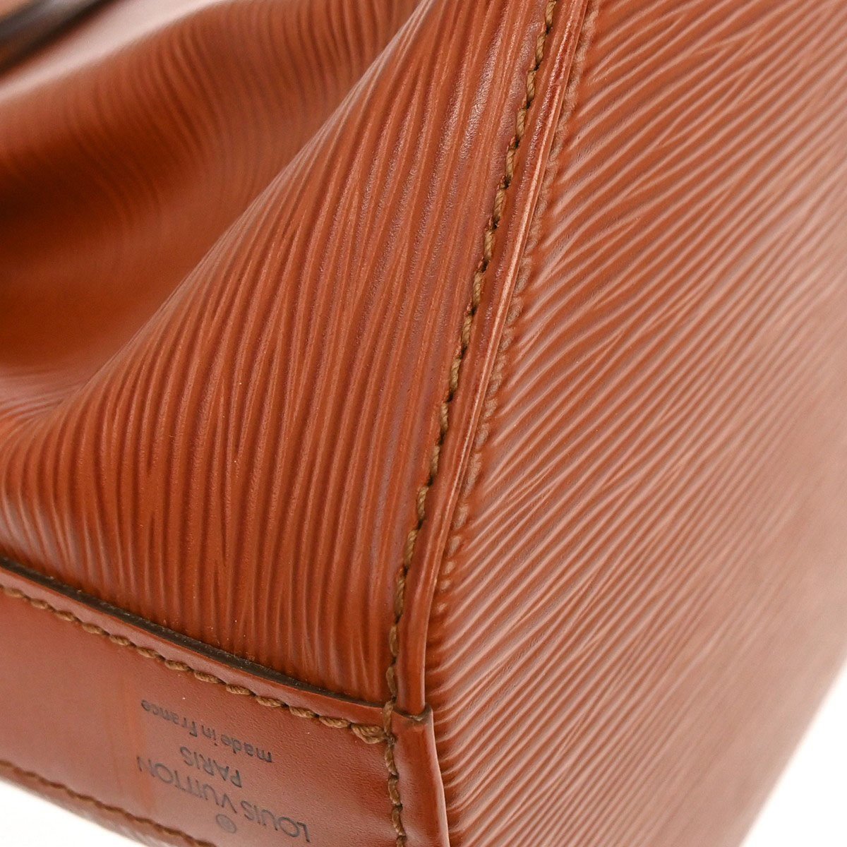 Louis Vuitton Vintage Sac d'Epaule Handbag Epi PM Bruin
