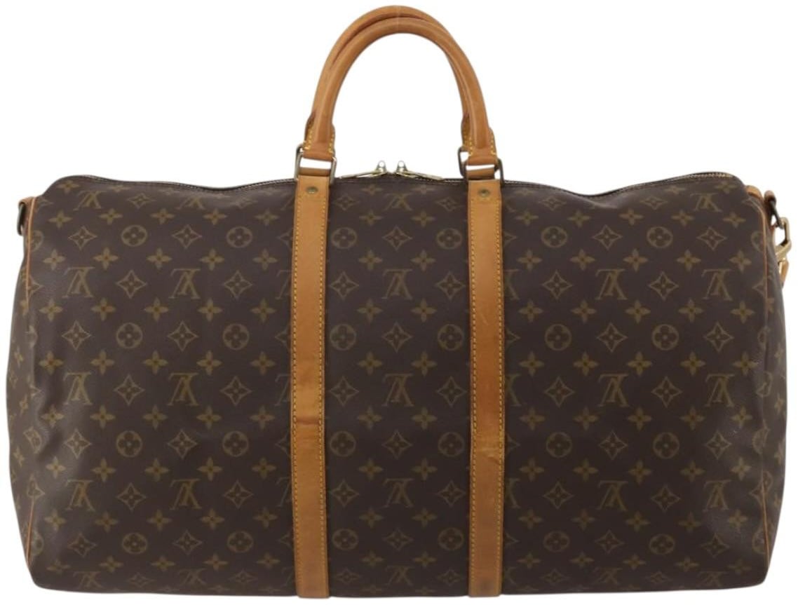 Louis Vuitton Keepall Bandoulière Canvas 60 Bruin