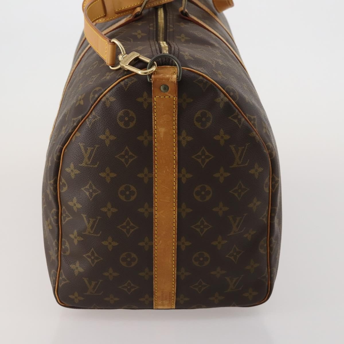 Louis Vuitton Keepall Bandoulière Canvas 60 Bruin