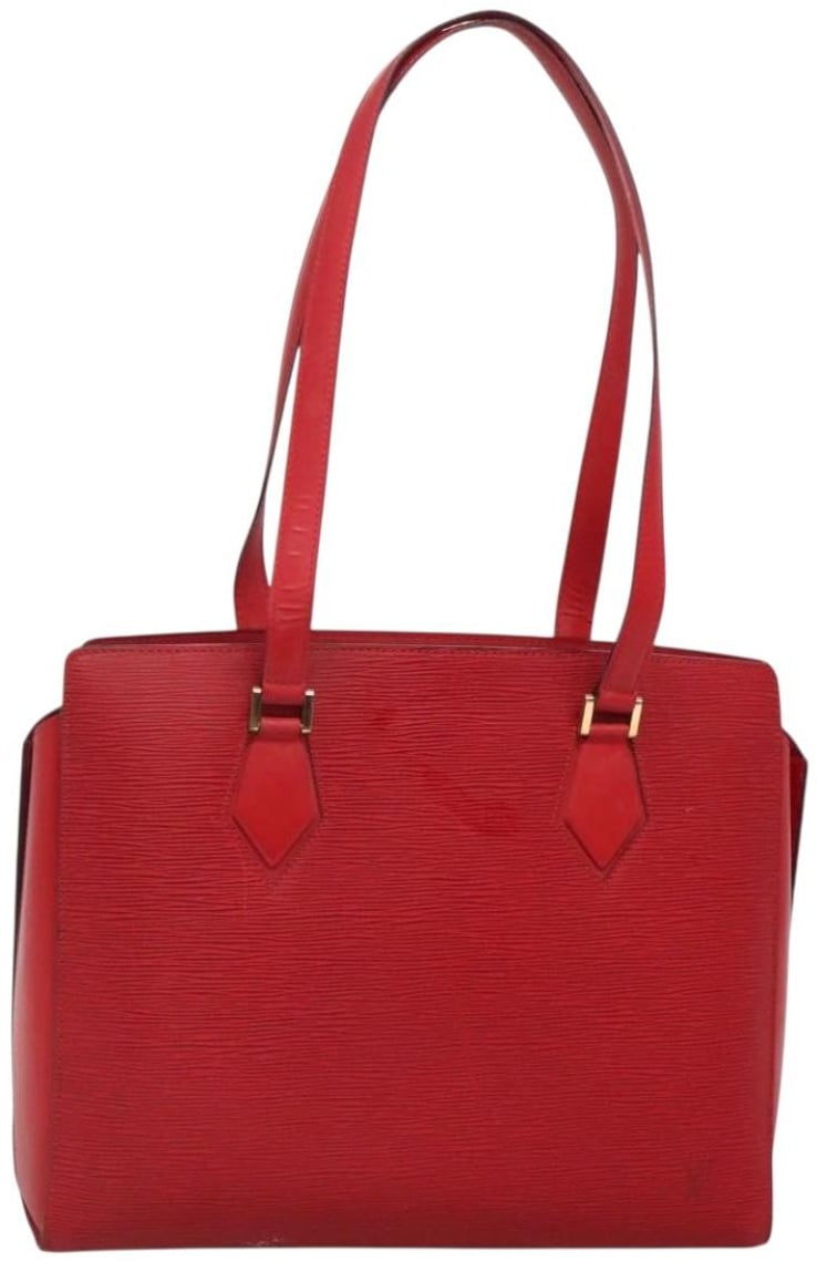 Louis Vuitton Louis Vuitton Duplex Bag Epi Leather Rood