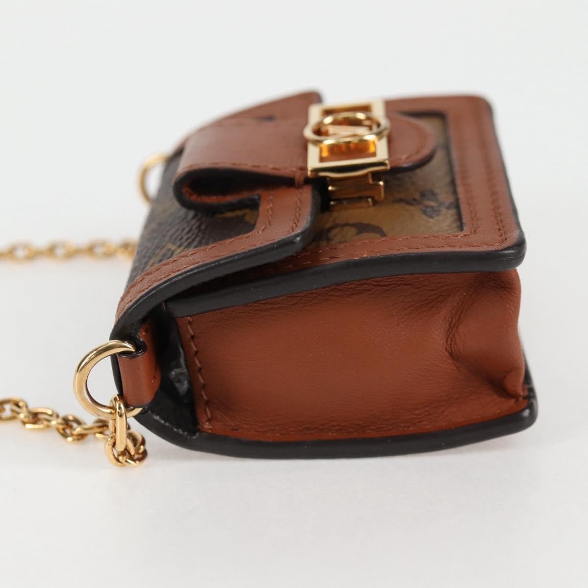 Louis Vuitton Louis Vuitton Dauphine Shoulder Bag Reverse Monogram Canvas Mini Bruin