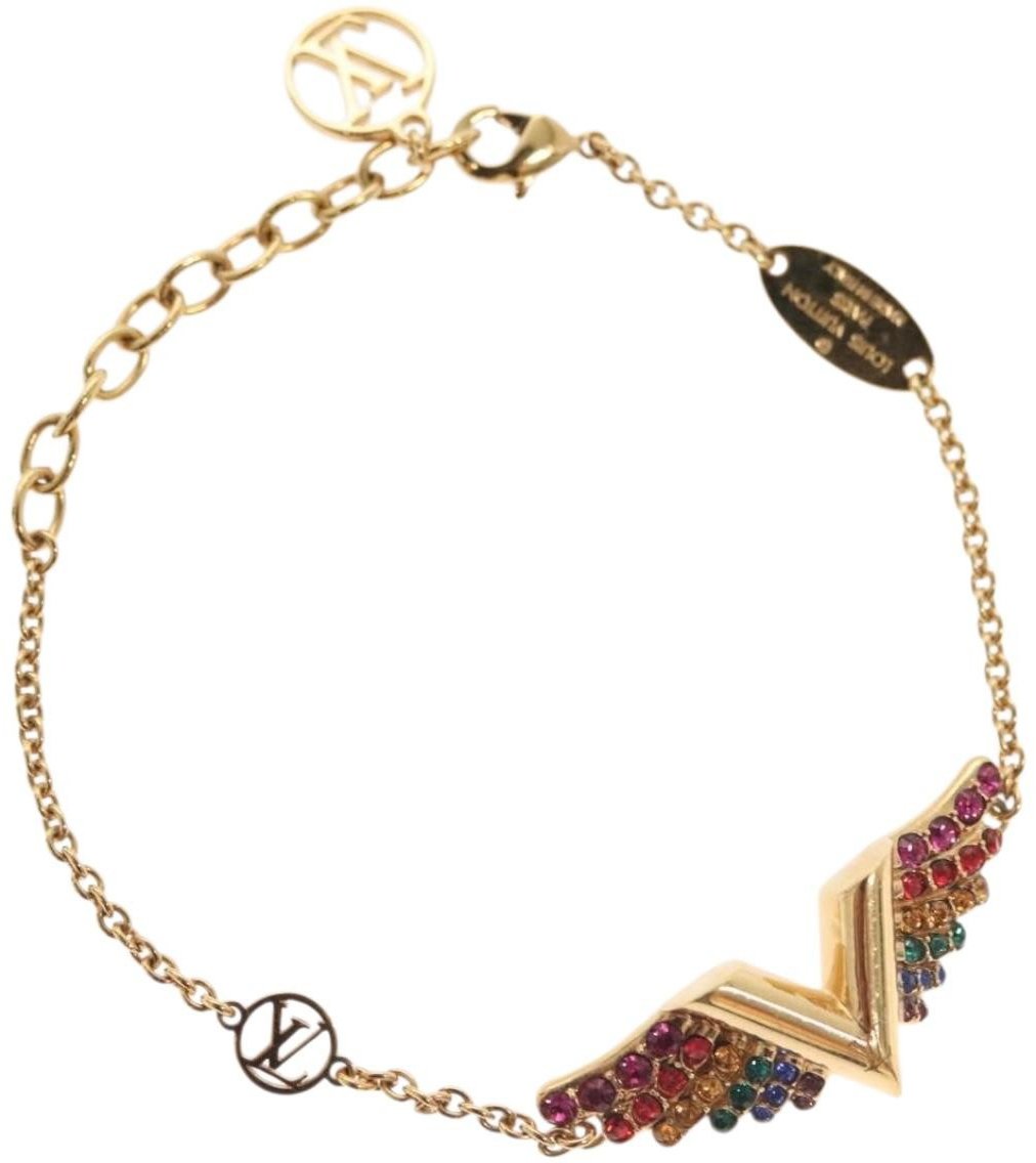 Louis Vuitton Louis Vuitton Essential V California Dreaming Bracelet Metal with Crystals Goud