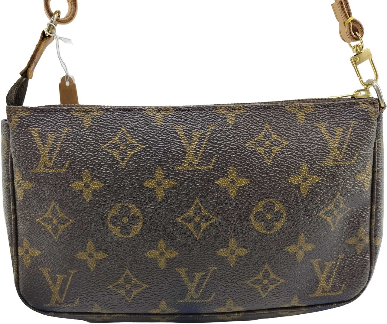 Louis Vuitton Pochette Accessoires Monogram Canvas Medium Bruin