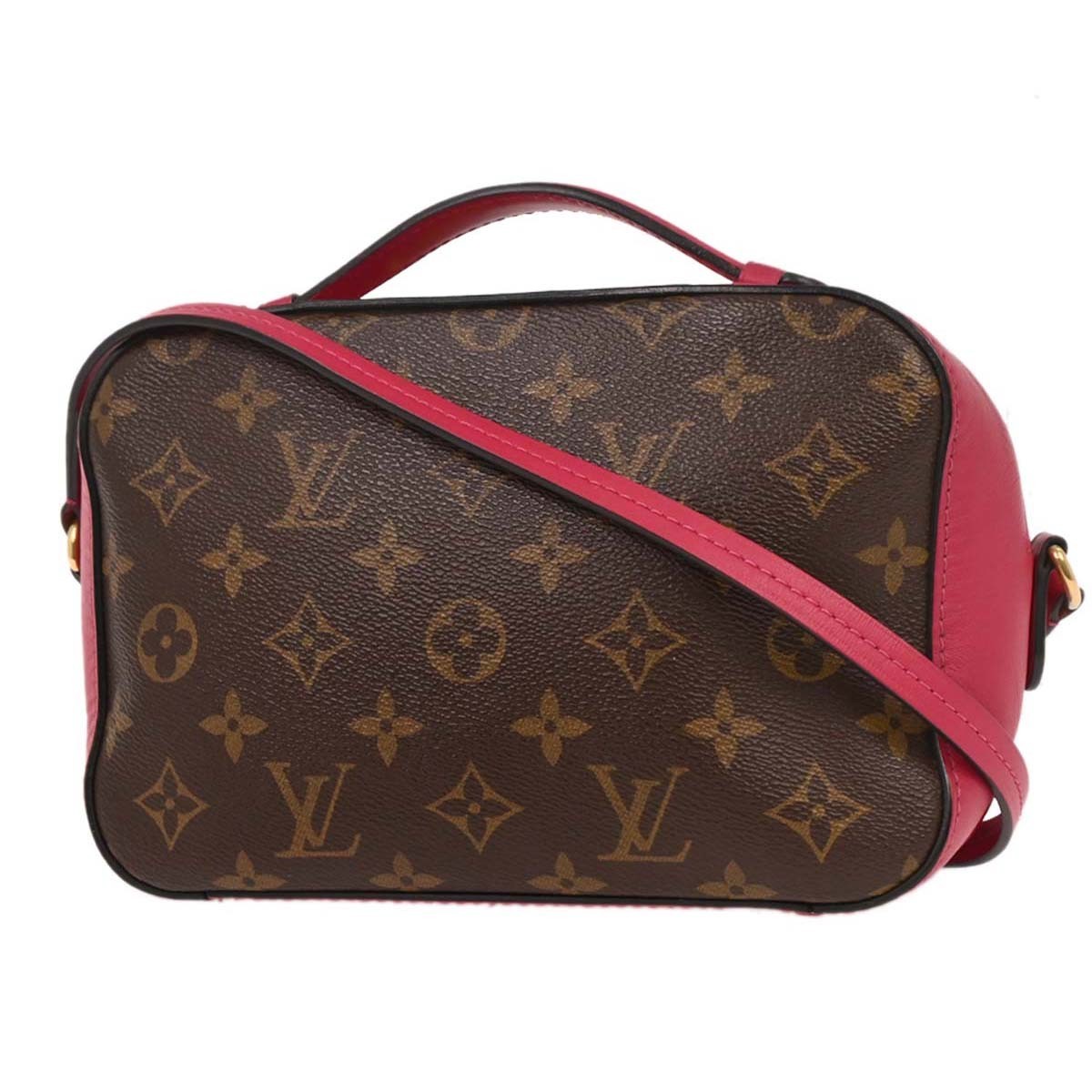 Louis Vuitton Louis Vuitton Saintonge Handbag Monogram Canvas with Leather Bruin