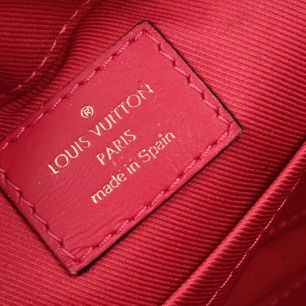 Louis Vuitton Louis Vuitton Saintonge Handbag Monogram Canvas with Leather Bruin