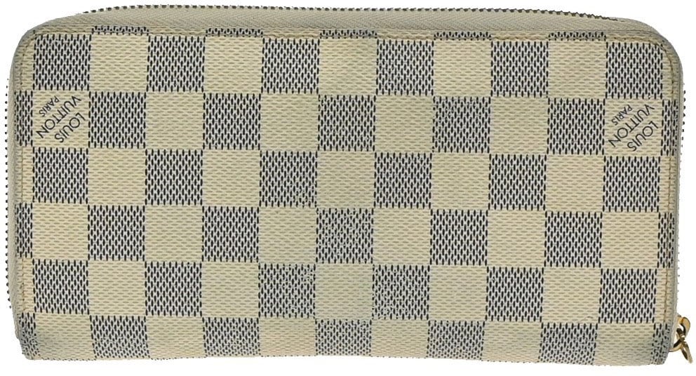 Louis Vuitton Louis Vuitton Zippy Wallet NM Damier Azur Wit