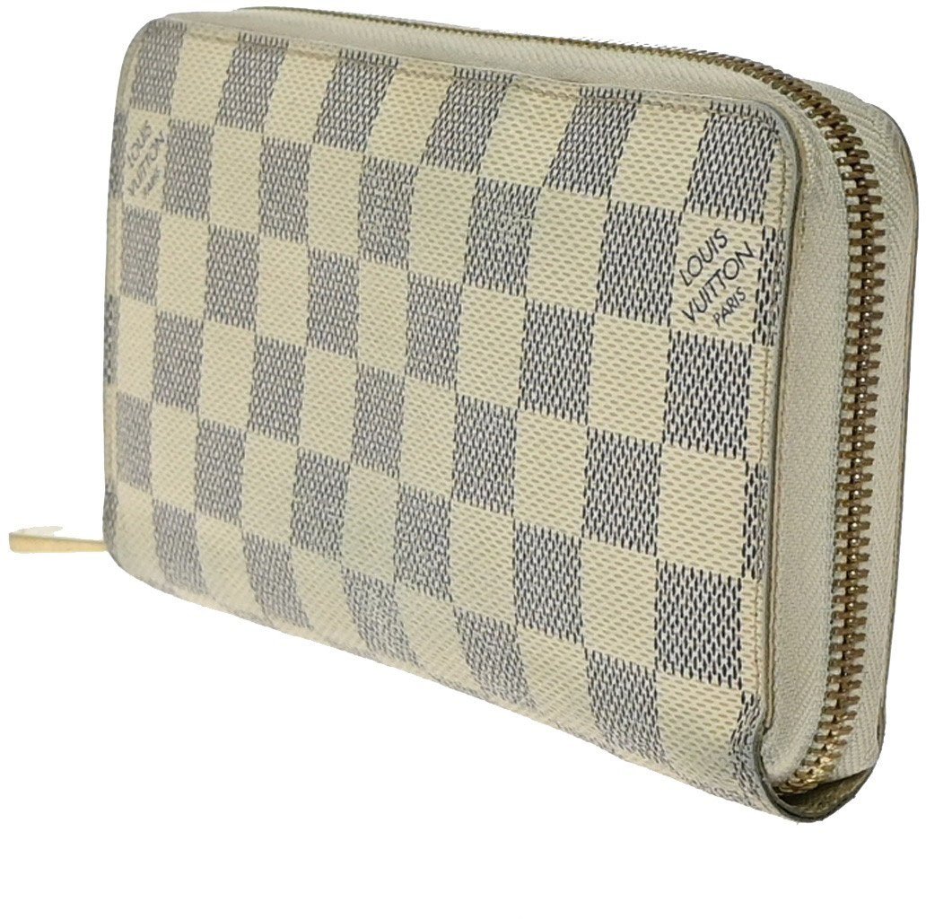 Louis Vuitton Louis Vuitton Zippy Wallet NM Damier Azur Wit