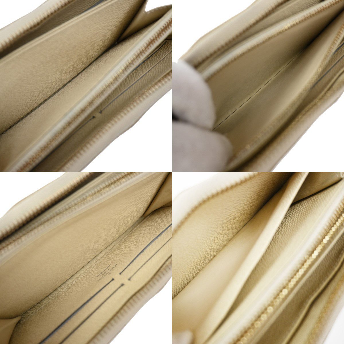 Louis Vuitton Louis Vuitton Zippy Wallet NM Damier Azur Wit