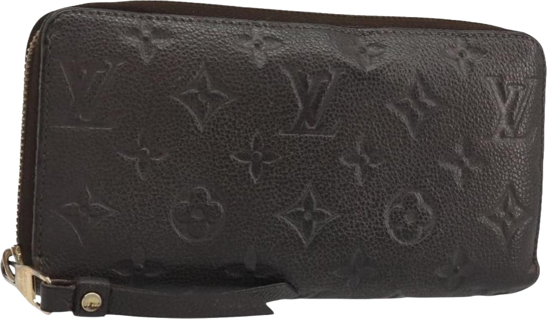 Louis Vuitton Zippy Wallet NM Leather Empreinte Bruin