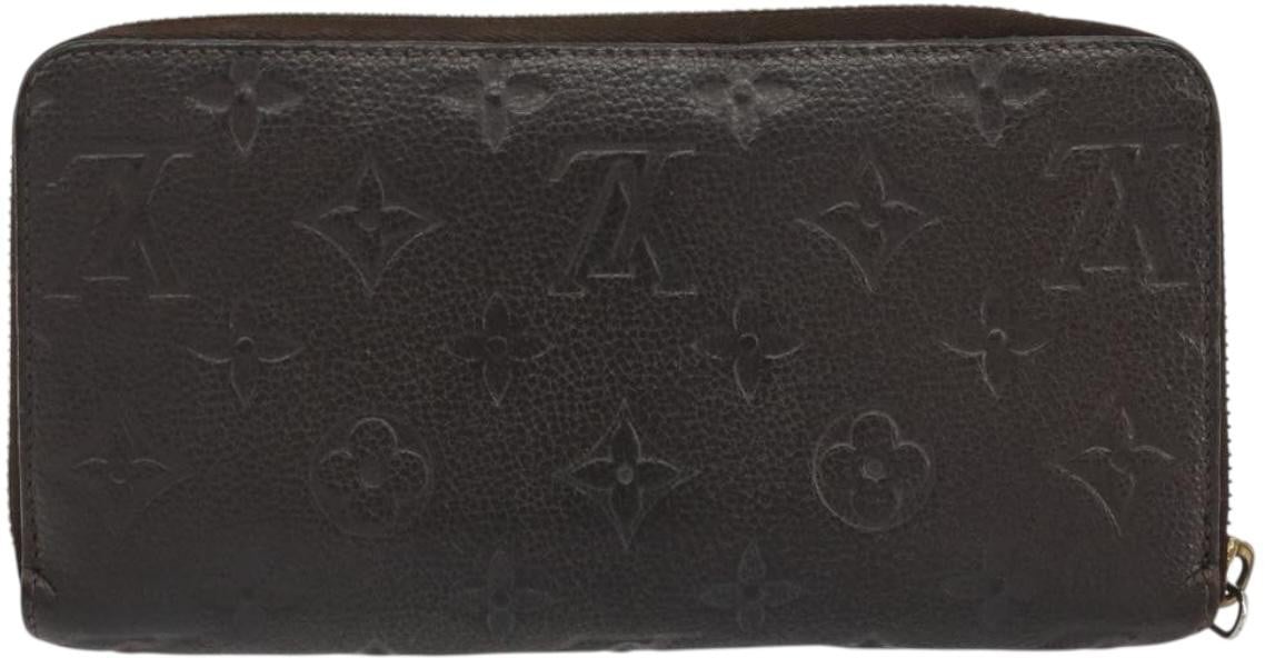 Louis Vuitton Zippy Wallet NM Leather Empreinte Bruin