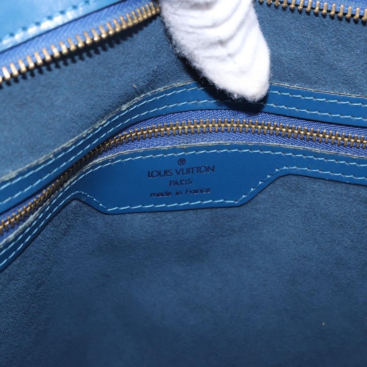 Louis Vuitton Saint Jacques Epi GM Blauw